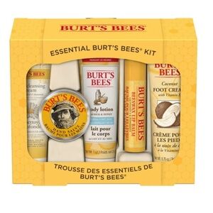 Burt's Bees 5 Travel Size Products - Deep Cleansing Cream, Hand Salve,etc